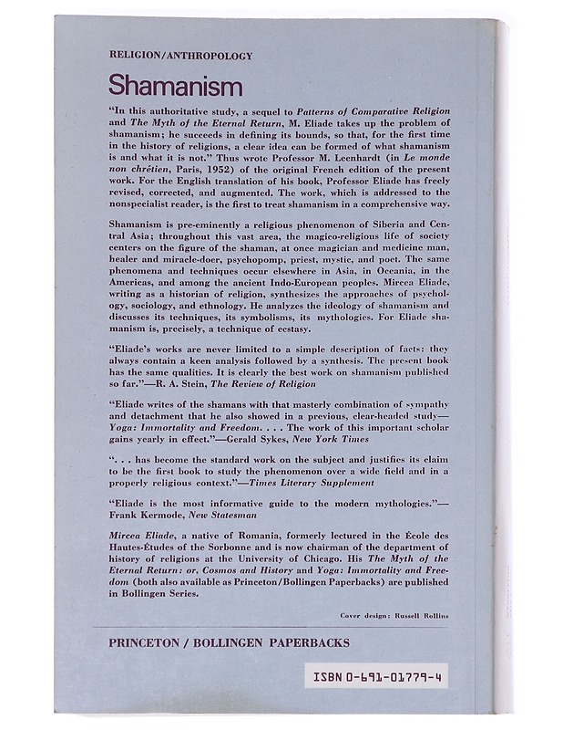 Shamanism : archaic techniques of ecstasy - Éliade, Mircea - Tietokirjat - 10105625890 - 1