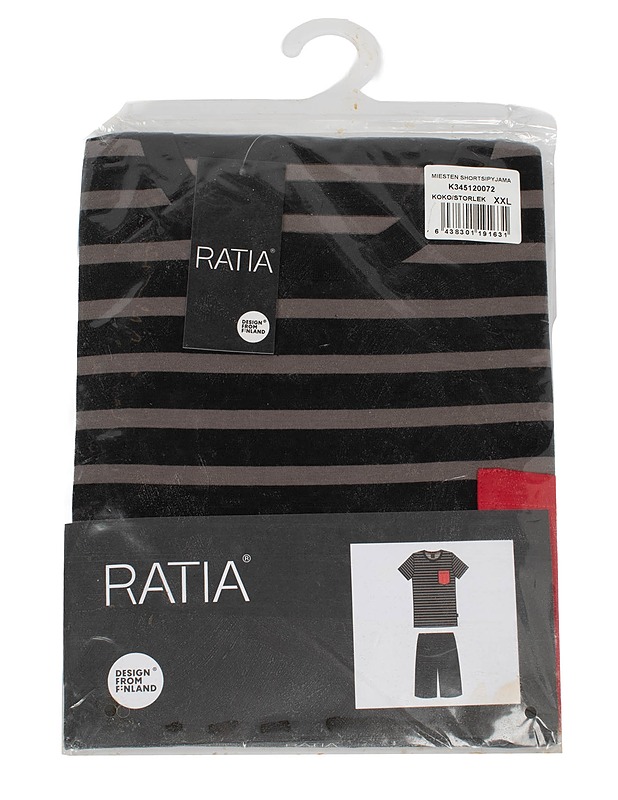 RATIA miesten shortsipyjama, XXL - Miesten paidat - 10105625941 - 0