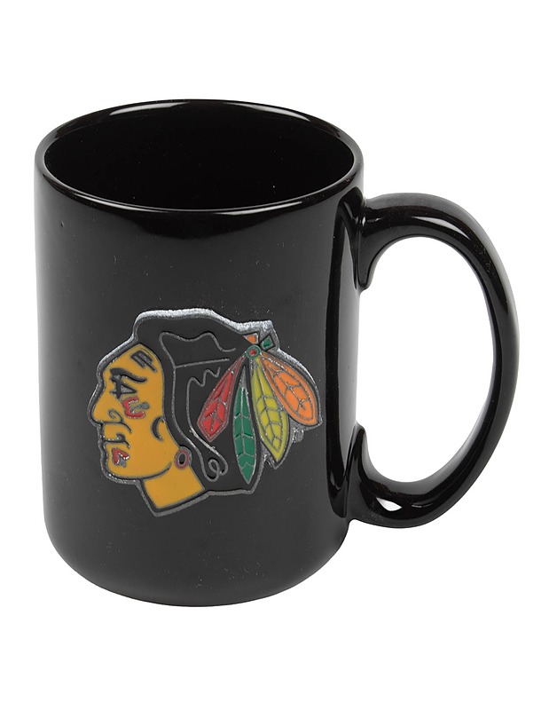Chicago Blackhawks kahvimuki / musta - Mukit ja kahvikupit - 10105625943 - 0