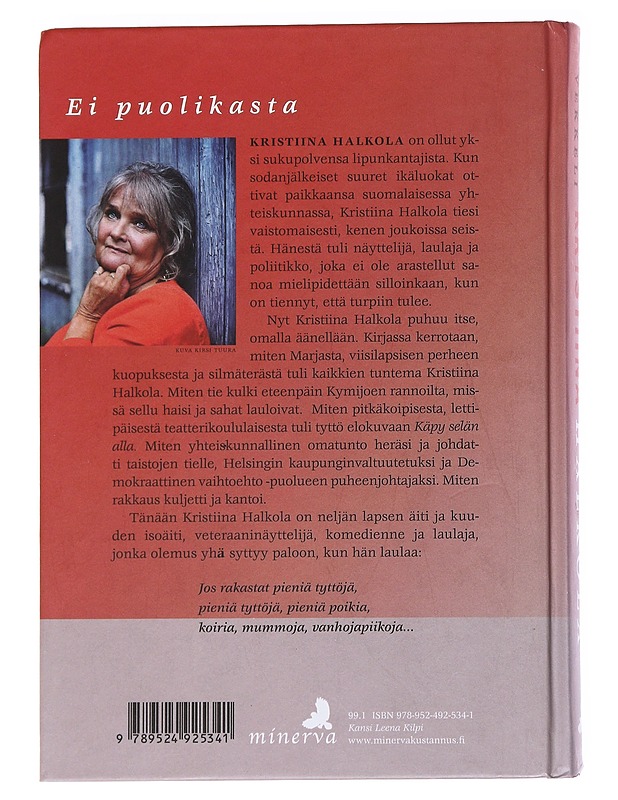 Kristiina Halkola : Jos rakastat - Pirkko Vekkeli - Elämäkerrat ja muistelmat - 10105625973 - 1