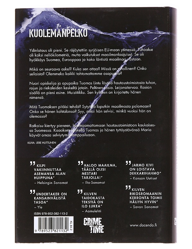 Kuolemanpelko - Marko Kilpi - Romaanit ja novellit - 10105626006 - 1