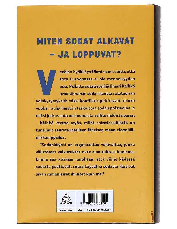 10 oppia sodasta - Ilmari Käihkö - Tietokirjat ja oppaat - 10105626007 - 1