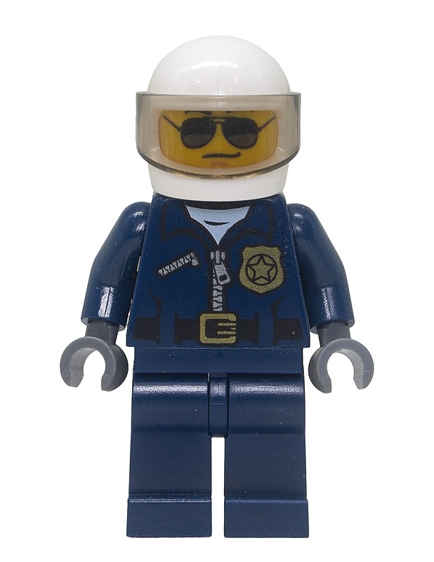 LEGO poliisipartiohenkilö / moottoripyöräpoliisi -minifiguuri - Lasten pelit ja lelut - 10105626035 - 0