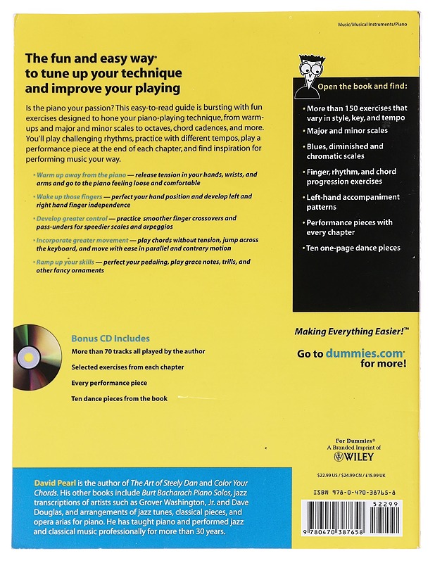 Piano exercises for dummies - Pearl, David - Tietokirjat ja oppaat - 10105626051 - 1