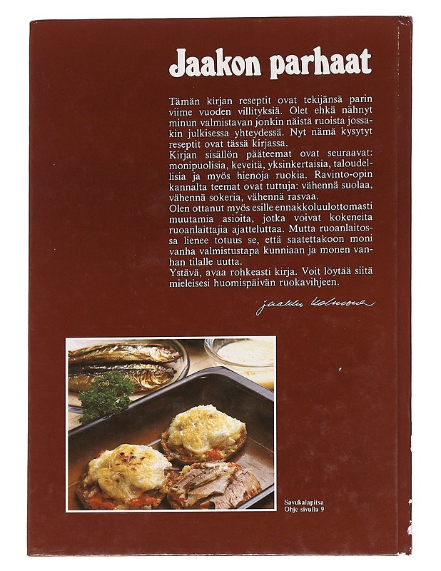 Jaakon parhaat - Kolmonen, Jaakko - Ruokakirjat - 10105626070 - 1