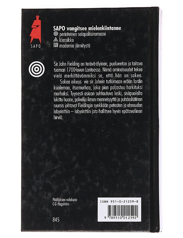 Sokea oikeus - Alexander, Bruce - Romaanit ja novellit - 10105626112 - 1