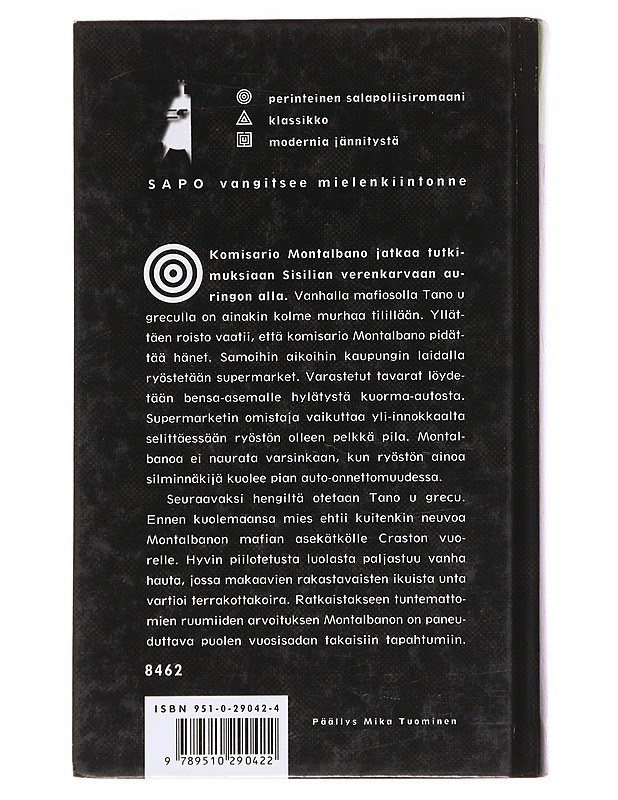 Terrakottakoira - Camilleri, Andrea - Romaanit ja novellit - 10105626122 - 1