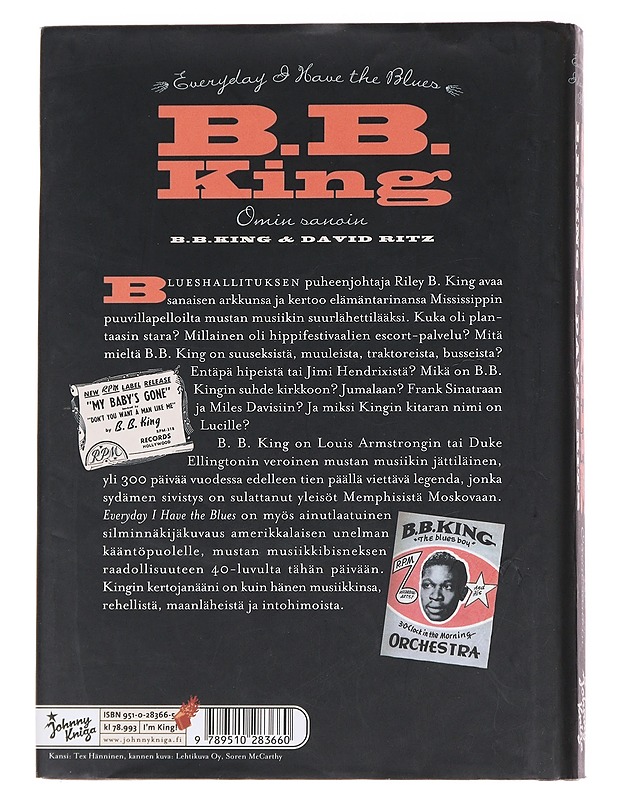 B. B. King : omin sanoin - King, B. B. - Elämäkerrat ja muistelmat - 10105626138 - 1