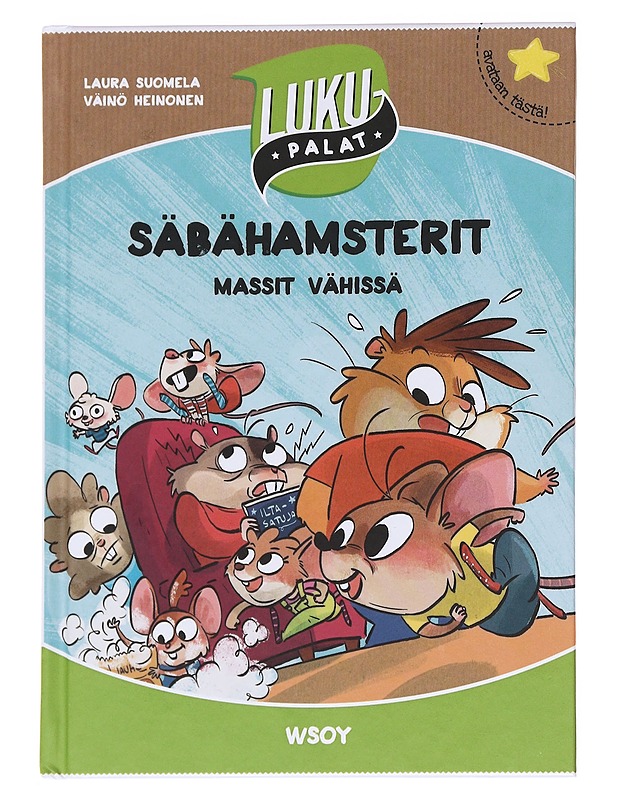 Säbähamsterit massit vähissä - Suomela, Laura - Lastenkirjat - 10105626143 - 0