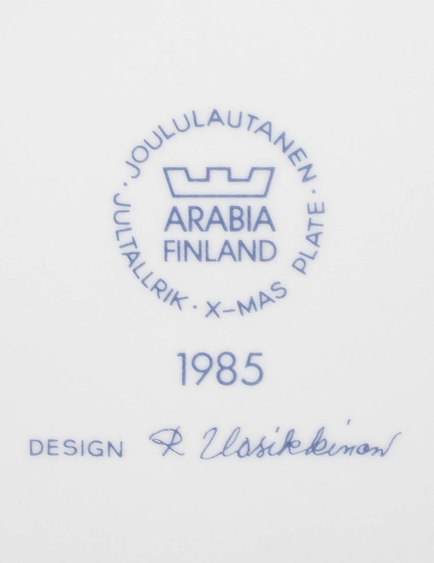 ARABIA 1985 joululautanen - Designsuosikit - 10105626150 - 2