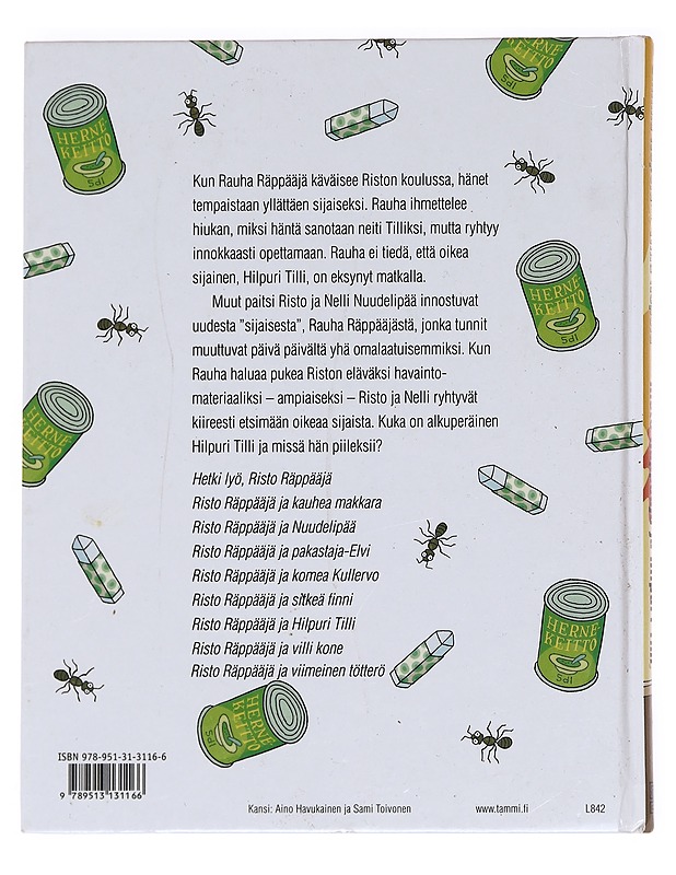 Risto Räppääjä ja Hilpuri Tilli - Nopola, Sinikka - Lastenkirjat - 10105626175 - 1