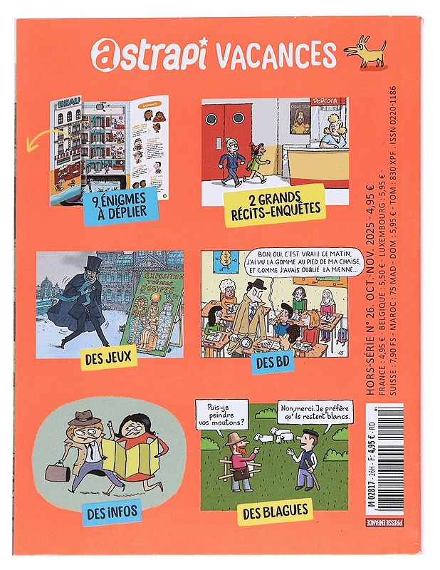 Astrapi Vacances: Hors-Série n. 26 Drôles de jeux! 100% énigmes - Lehdet - 10105626226 - 1