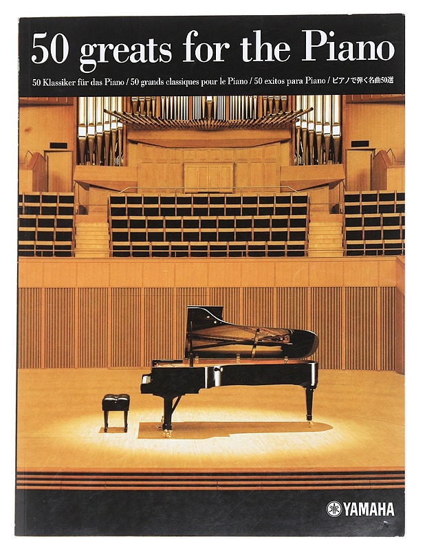 50 Greats for the Piano -  Yamaha - Musiikki- ja elokuvakirjat - 10105626241 - 0