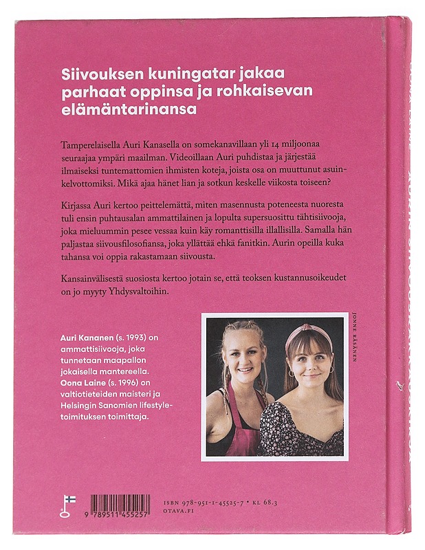 Aurin siivousrakkauskirja - Oona Laine - Elämäkerrat ja muistelmat - 10105626257 - 1