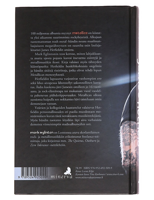 James Hetfield / peto Metallican ovella - Eglinton, Mark - Tietokirjat ja oppaat - 10105626268 - 1