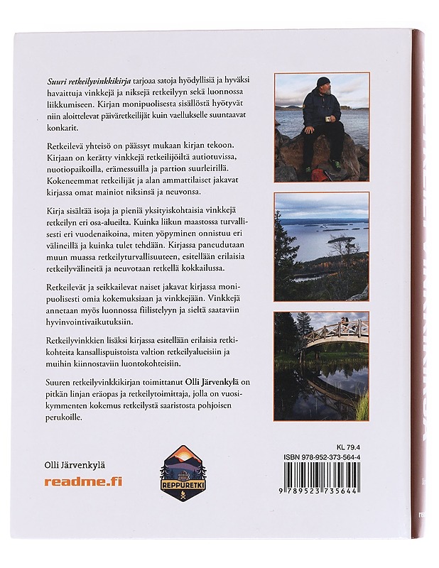 Suuri retkeilyvinkkikirja - Järvenkylä, Olli - Tietokirjat ja oppaat - 10105626304 - 1