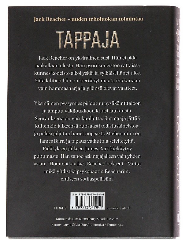 Tappaja - Child, Lee - Jännitys ja dekkarit - 10105626326 - 1