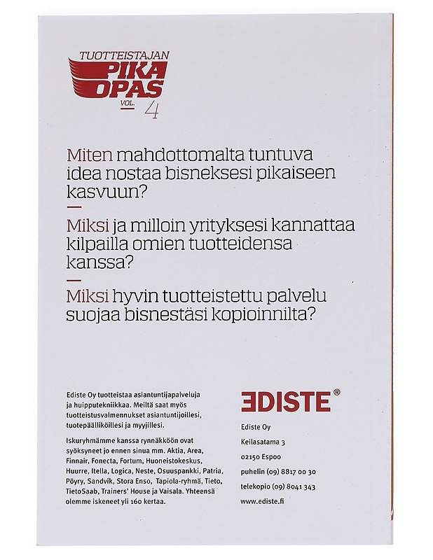 Vaikea on oikea : miten kehität kilpailuedun, joka on vaikea kopioida? - Apunen, Antti - Tietokirjat ja oppaat - 10105626368 - 1