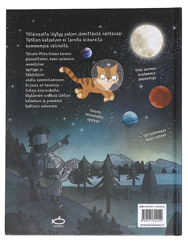 Tutki tähtiä Milka-kissan kanssa - Atkinson, Stuart - Lastenkirjat - 10105626384 - 1