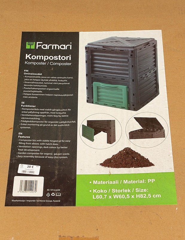 FARMARI kompostori - Muut urheiluvälineet ja vapaa-aika - 10105626391 - 0