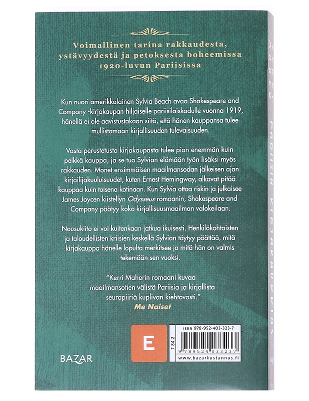 Pariisin kirjakauppias - Maher, Kerri - Romaanit ja novellit - 10105626396 - 1