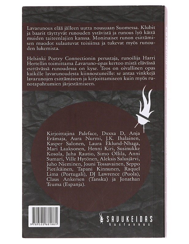 Lavaruno-opas - Hertell, Harri - Runot ja näytelmät - 10105626400 - 1