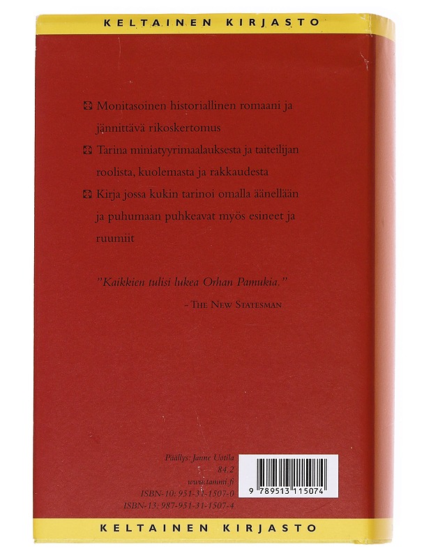 Nimeni on Punainen - Pamuk, Orhan - Romaanit ja novellit - 10105626426 - 1