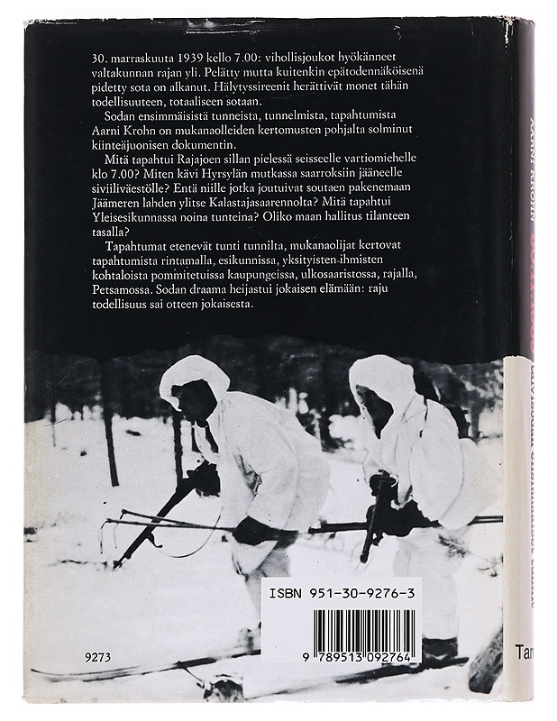 30.11.1939 / talvisodan ensimmäiset tunnit - Aarni Krohn - Historiakirjat - 10105626436 - 1