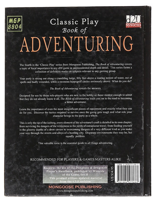 Classic Play Book of Aventuring  - Tietokirjat ja oppaat - 10105626450 - 1