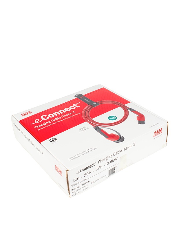 DEFA eConnect Mode 3 -latauskaapeli  - Muu elektroniikka - 10105626529 - 1