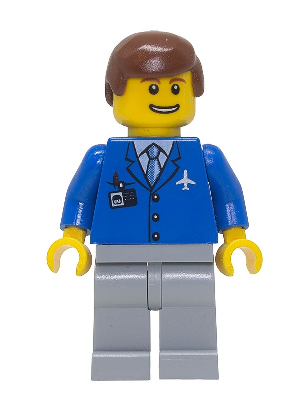 LEGO  lentokenttätyöntekijä / lentäjä -minifiguuri - Lasten pelit ja lelut - 10105626536 - 0
