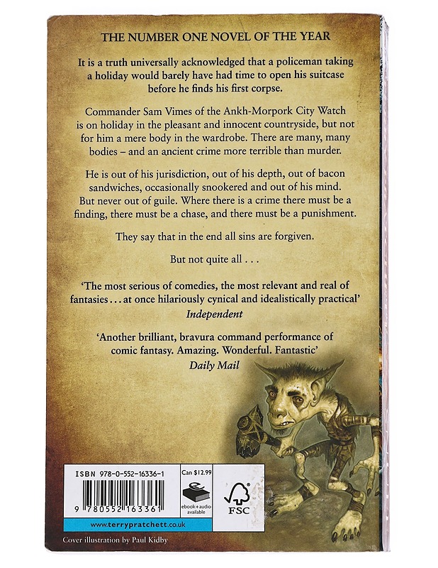 Snuff, a Discworld novel - Terry Pratchett - Romaanit ja novellit - 10105626574 - 1