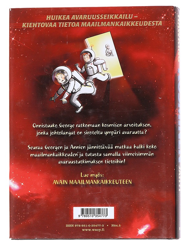 Kosminen aarrejahti - Hawking, Lucy - Lastenkirjat - 10105626590 - 1