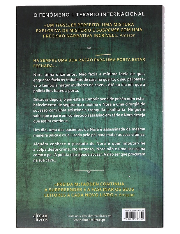 A Porta Trancada - Freida McFadden - Romaanit ja novellit - 10105626594 - 1