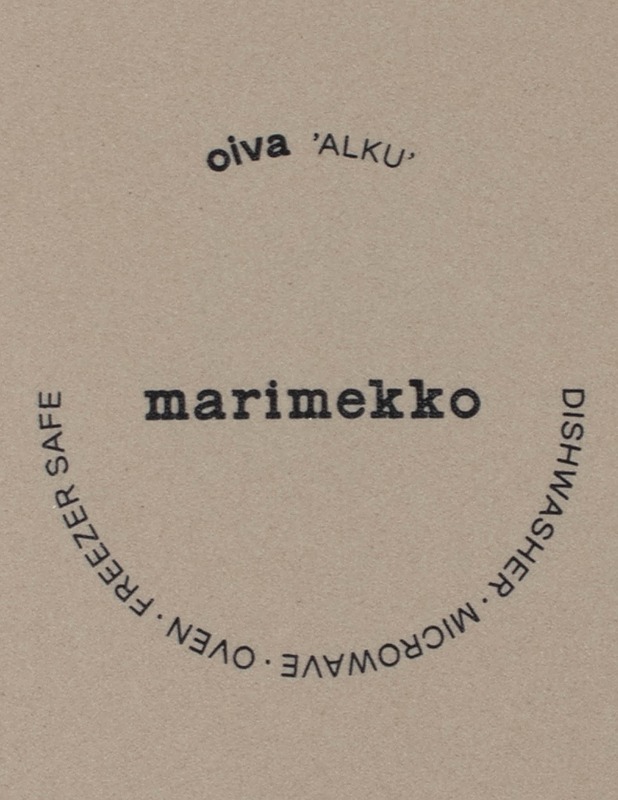 MARIMEKKO Oiva Alku lautanen - Lautaset ja kulhot - 10105626595 - 2
