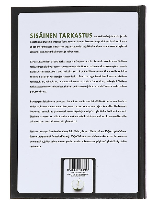 Sisäinen tarkastus - Holopainen, Atte - Tietokirjat ja oppaat - 10105626604 - 1
