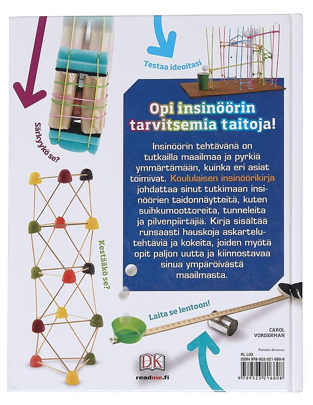 Koululaisen insinöörikirja - Vorderman, Carol - Lastenkirjat - 10105626630 - 1