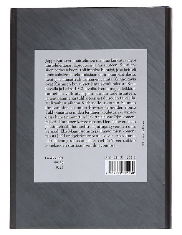 Taistelulentäjän muistelmat - Joppe Karhunen - Elämäkerrat ja muistelmat - 10105626667 - 1