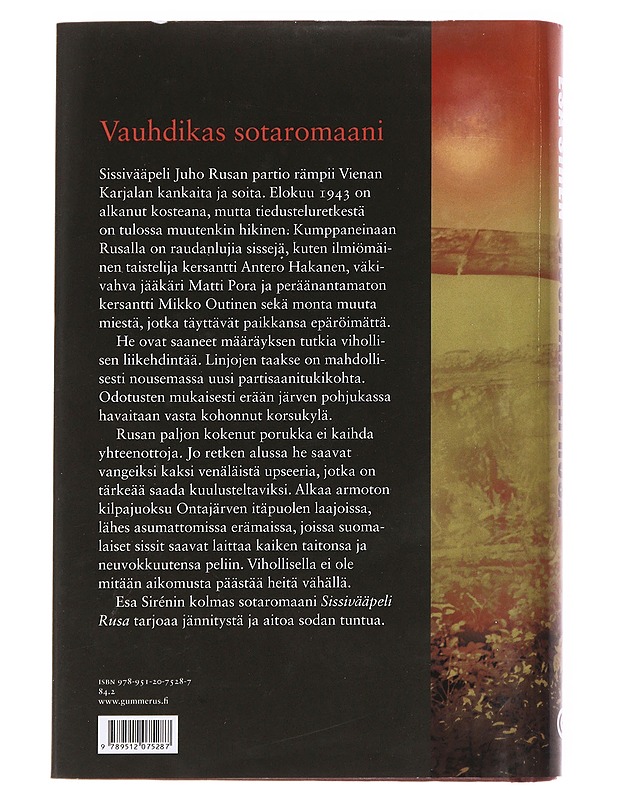 Sissivääpeli Rusa - Esa Sirén - Romaanit ja novellit - 10105626672 - 1