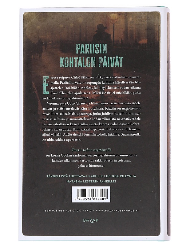 Tanssi sodan näyttämöllä - Cook, Lorna - Romaanit ja novellit - 10105626677 - 1