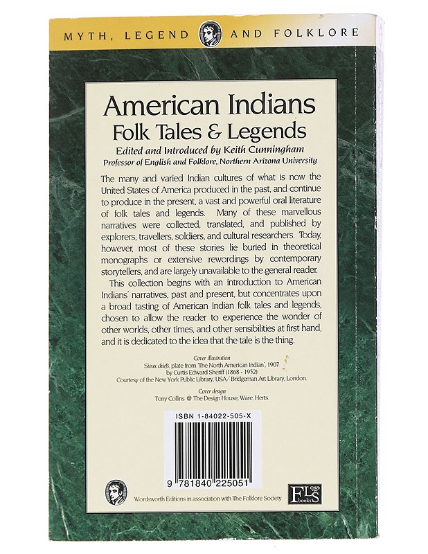 American Indians : folk tales and legends - Cunningham, Keith - Romaanit ja novellit - 10105626681 - 1