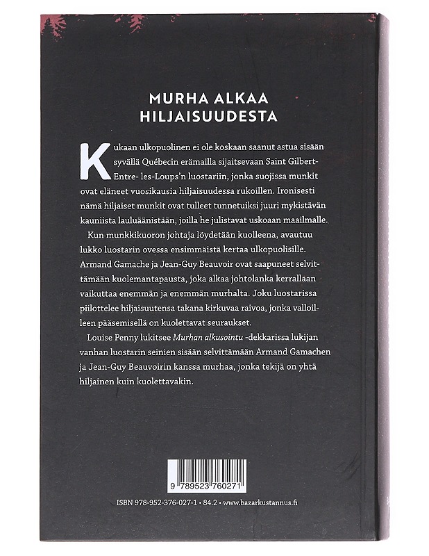 Murhan alkusointu - Penny, Louise - Romaanit ja novellit - 10105626701 - 1