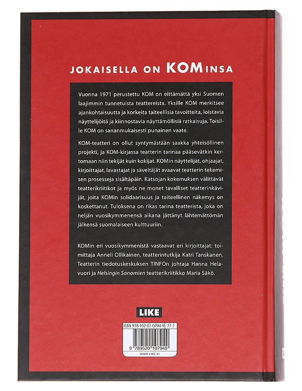 KOM kirja - Ollikainen, Anneli - Tietokirjat - 10105626711 - 1