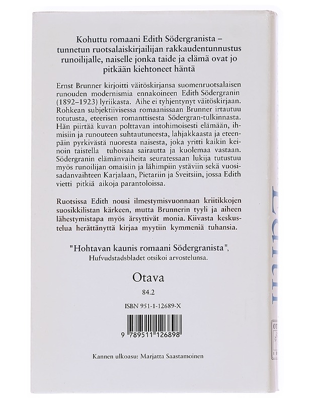 Edith - Brunner - Romaanit ja novellit - 10105626717 - 1