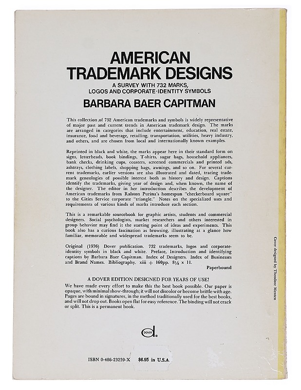 American trademark designs - Barbara Baer Capitman - Tietokirjat ja oppaat - 10105626814 - 1