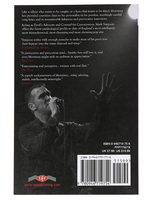 Saint Morrissey - Mark Simpson - Romaanit ja novellit - 10105626865 - 1