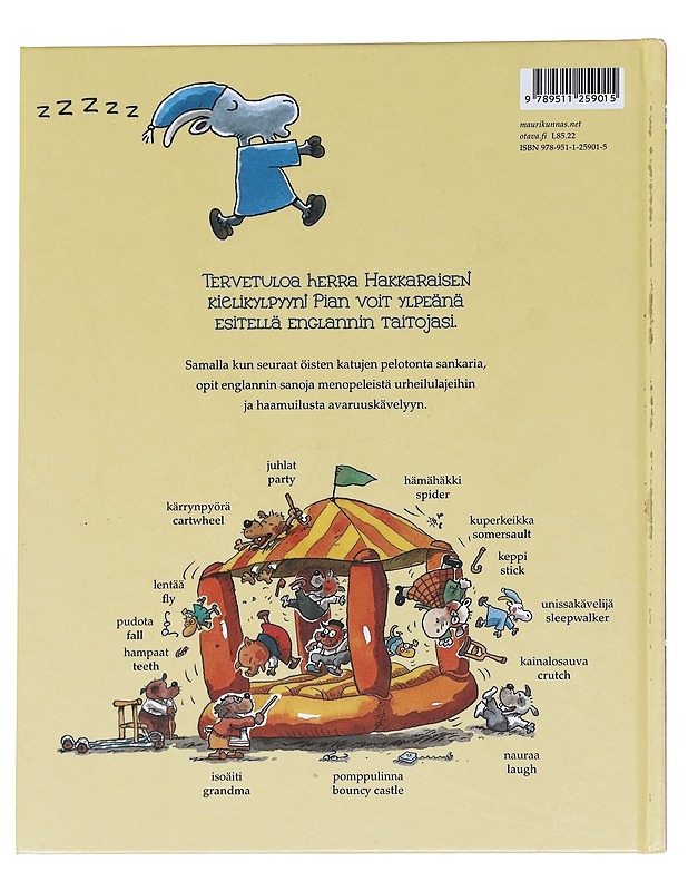 Hullunkurinen kuvasanakirja,  suomi-englanti - Mauri Kunnas - Lastenkirjat - 10105626879 - 1