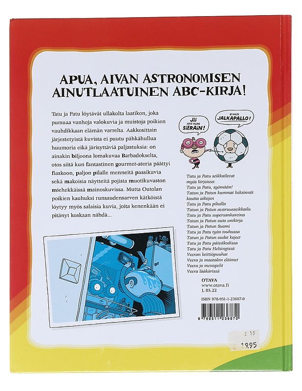 Tatun ja Patun oudot aakkoset - Havukainen, Aino - Lastenkirjat - 10105626883 - 1