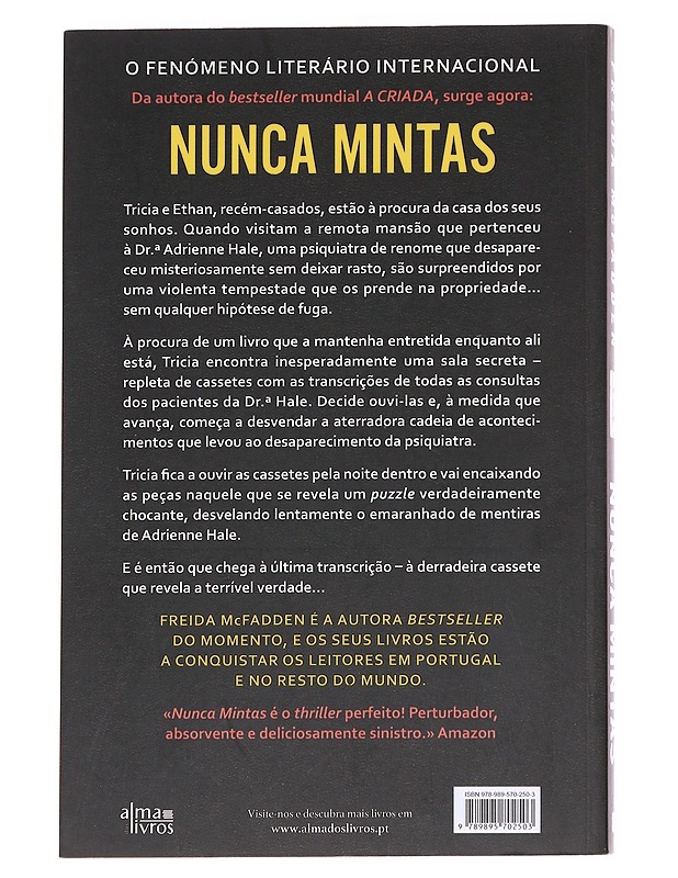 Nunca Mintas - Freida McFadden - Romaanit ja novellit - 10105626895 - 1