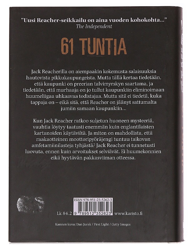 61 tuntia - Child, Lee - Romaanit ja novellit - 10105626922 - 1